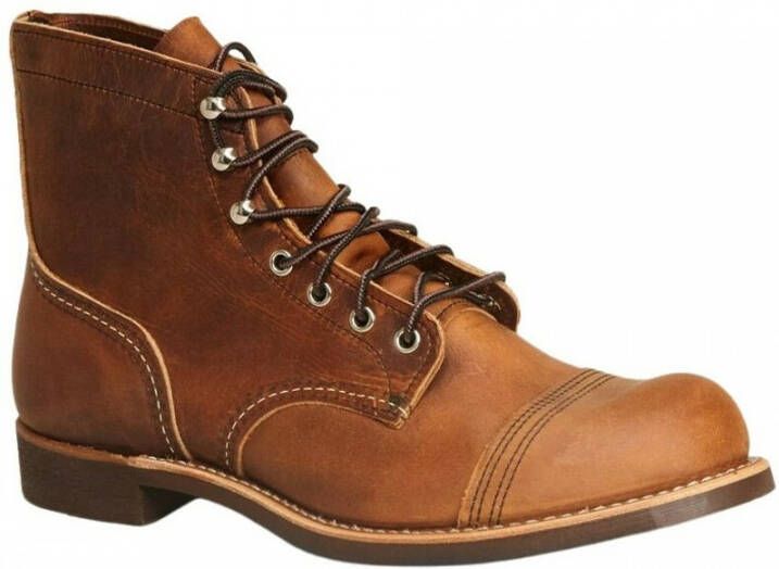 Red wing Iron Ranger Copper Rough & Tough Boots Shoes Bruin Heren