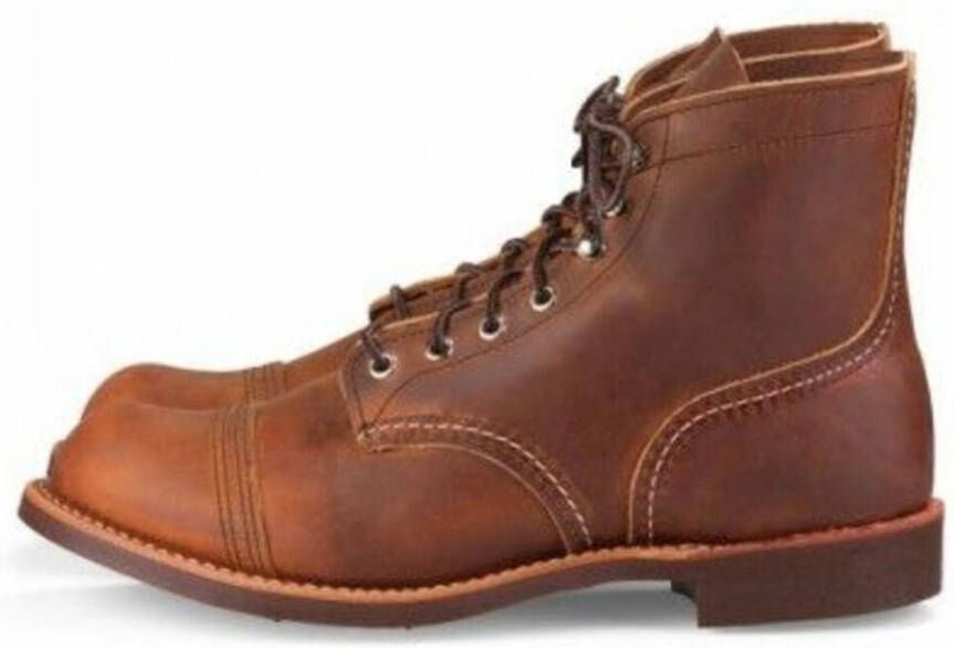 Red wing Iron Ranger Copper Rough & Tough Boots Shoes Bruin Heren