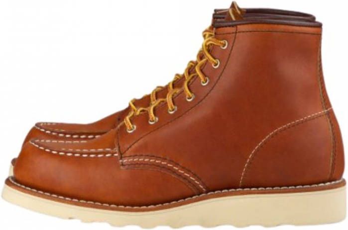 Red Wing Shoes 6-Inch Classic MOC Womens Short Boot IN ORO Legacy Leather Brown Dames