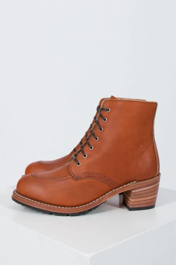 Red Wing Shoes 3404 Laarzen Stijlvolle en tijdloze hakken voor vrouwen Brown Dames