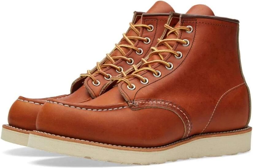 Red Wing Shoes Klassieke Moc 6 inch Waterdichte Leren Schoenen Brown Heren - Foto 20