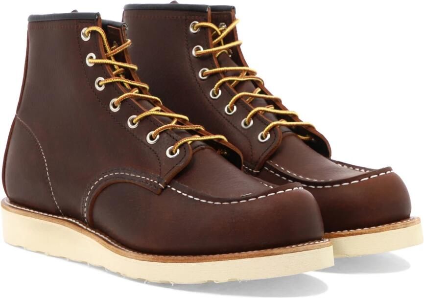 Red Wing Shoes Bruine Enkellaarzen Klassiek Moc Teen - Foto 2