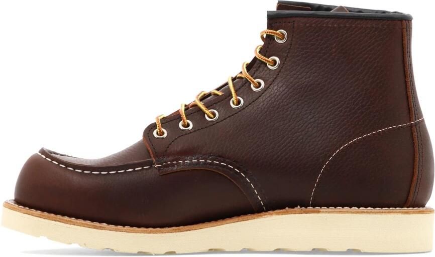 Red Wing Shoes Bruine Enkellaarzen Klassiek Moc Teen - Foto 4