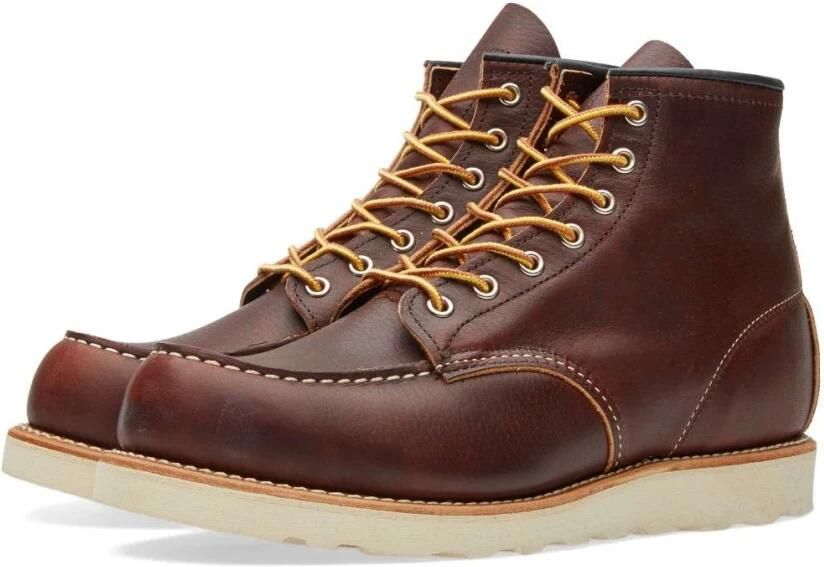 Red Wing Shoes Herenlaarzen van leer met rubberen zool Brown Heren - Foto 4