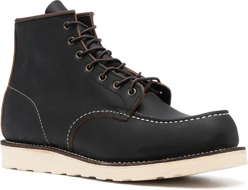 Red Wing Shoes Bruin leren veterschoenen met platte zool Brown Heren