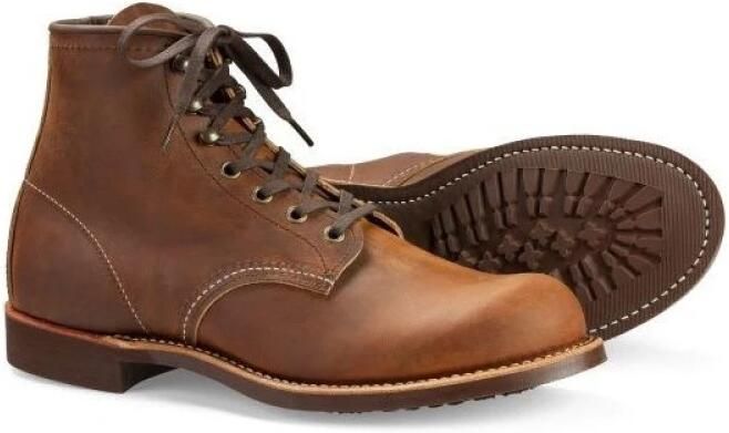 Red wing Iron Ranger Copper Rough & Tough Boots Shoes Bruin Heren - Foto 9