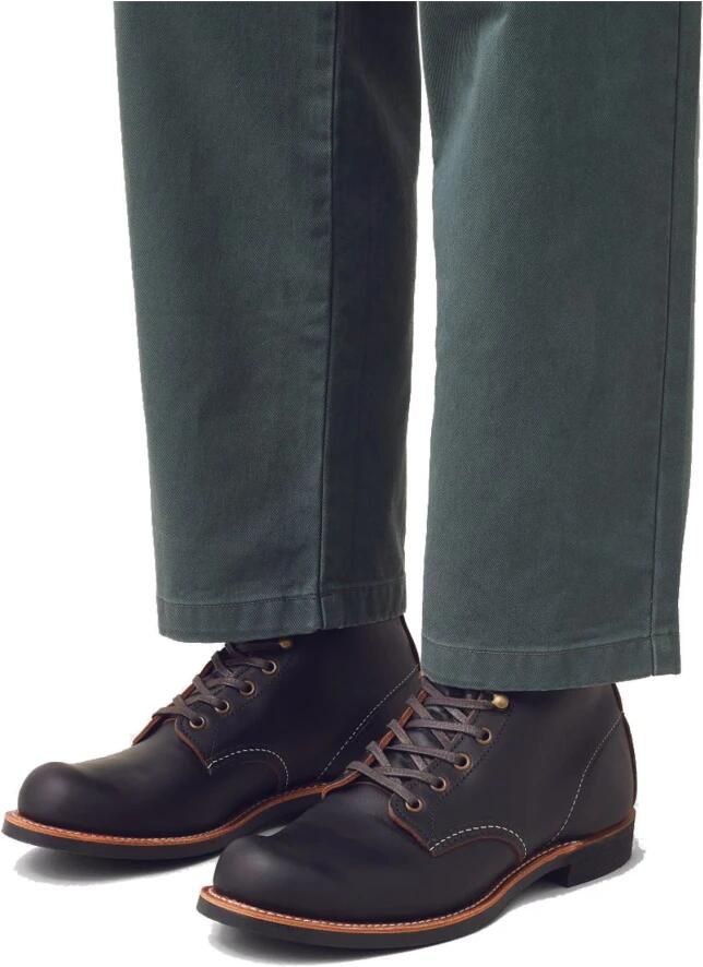 Red wing 3345 Heritage Work 6 Blacksmith Boots Shoes Zwart Heren