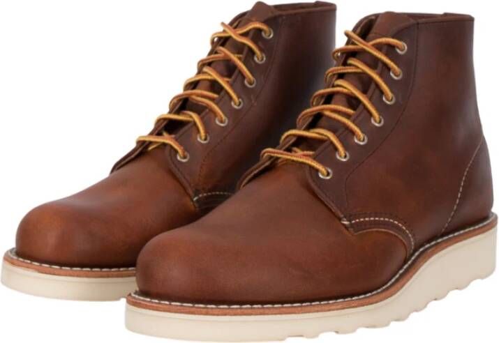 Red Wing Shoes Waterdichte leren Hoge Laarzen Brown Dames