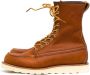 Red Wing Shoes 8-Inch Classic MOC Boot IN ORO Legacy Leather Brown - Thumbnail 3