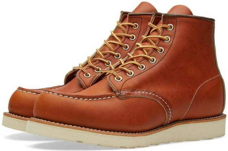 Red Wing Shoes Klassieke Moc 6 inch Waterdichte Leren Schoenen Brown Heren