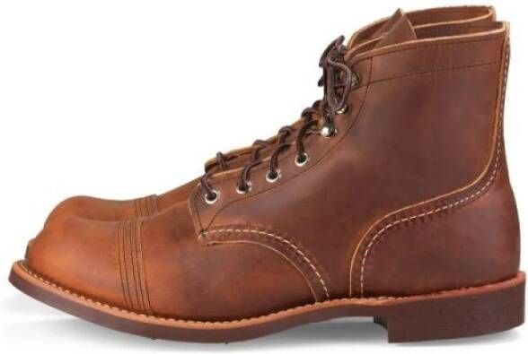 Red wing Iron Ranger Copper Rough & Tough Boots Shoes Bruin Heren