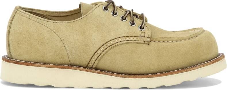 Red Wing Shoes Beige Suède Oxford Veterschoenen