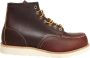 Red Wing Shoes Klassieke MOC Toe Briar Oil Slick Boots Bruin Heren - Thumbnail 1