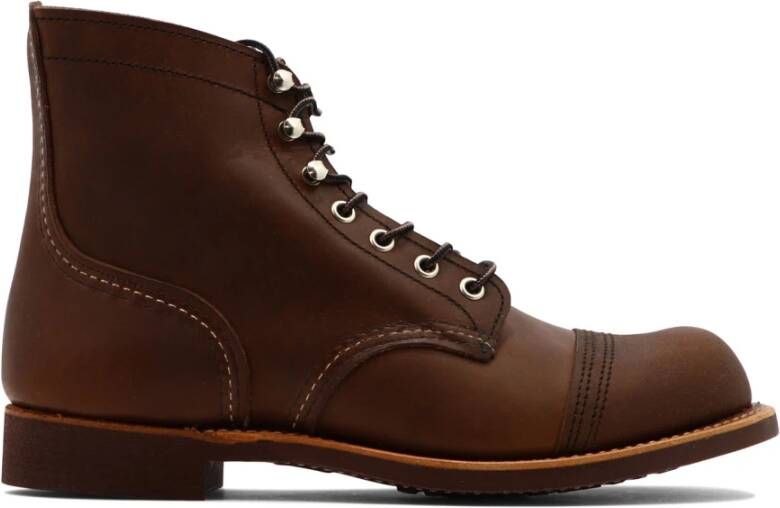 Red Wing Shoes Iron Ranger Laars Amber Harness Brown Heren