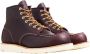 Red Wing Shoes Klassieke Moc Zwart Kersenlaarzen Brown Heren - Thumbnail 1