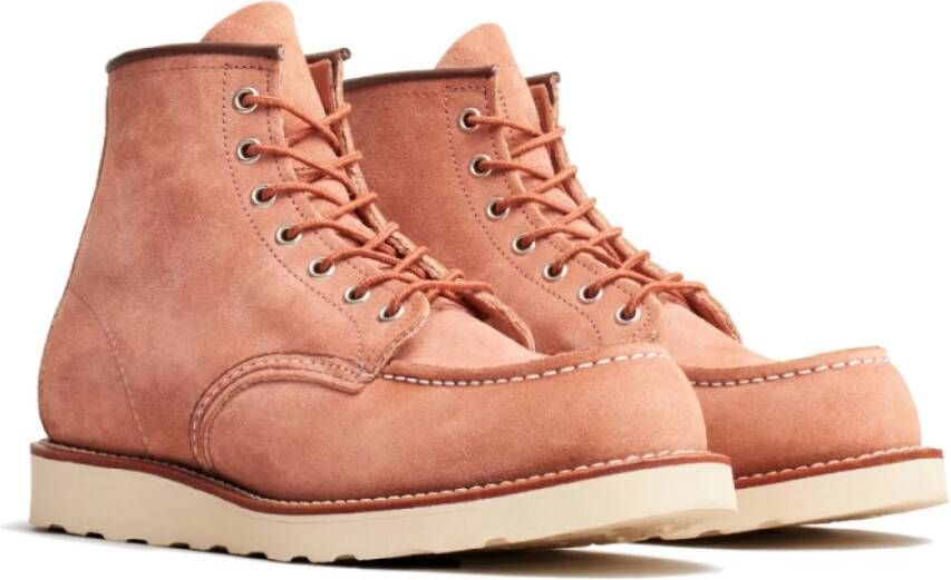 Red Wing Shoes Classic Moc Dusty Rose Laarzen