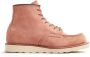 Red Wing Shoes Heritage Moc Toe Boot Dusty Rose Pink Heren - Thumbnail 1