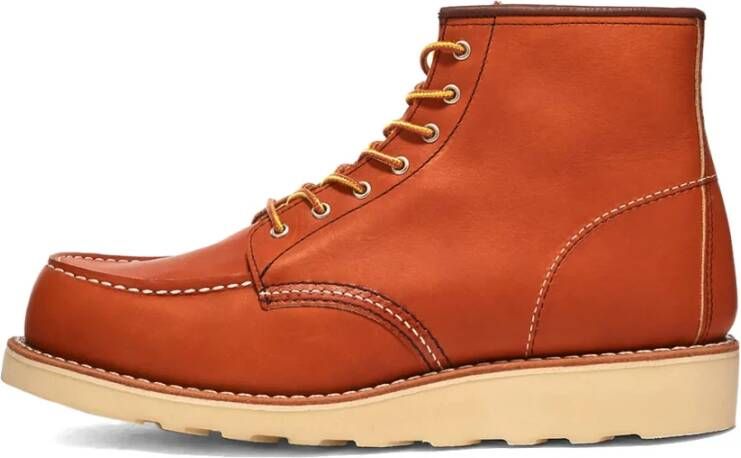 Red Wing Shoes Heritage Moc Toe Boot in Oro Legacy Brown Dames