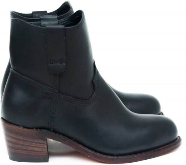 Red Wing Shoes Inez Zwarte Leren Laarzen Black Dames