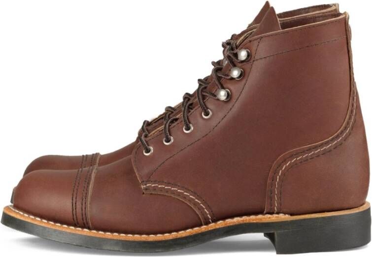 Red Wing Shoes Iron Amber Korte Laars Brown Dames