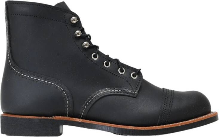 Red Wing Shoes Iron Ranger 8084 Zwart Harnas Zwart Heren