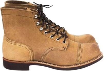 Red Wing Shoes Iron Ranger Boots Beige Heren