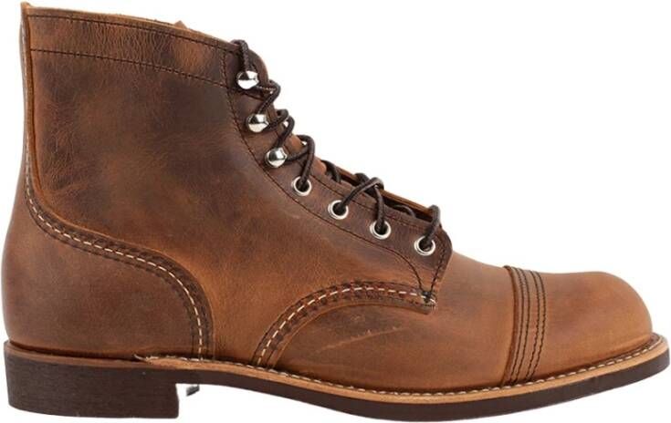 Red wing Iron Ranger Copper Rough & Tough Boots Shoes Bruin Heren