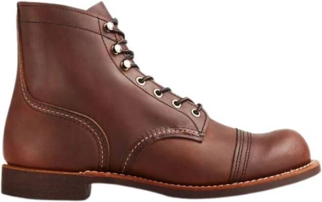 Red Wing Shoes Iron Ranger Laars Amber Harness Brown Heren