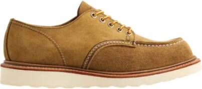 Red Wing Shoes Kameel Moc Oxford Schoenen