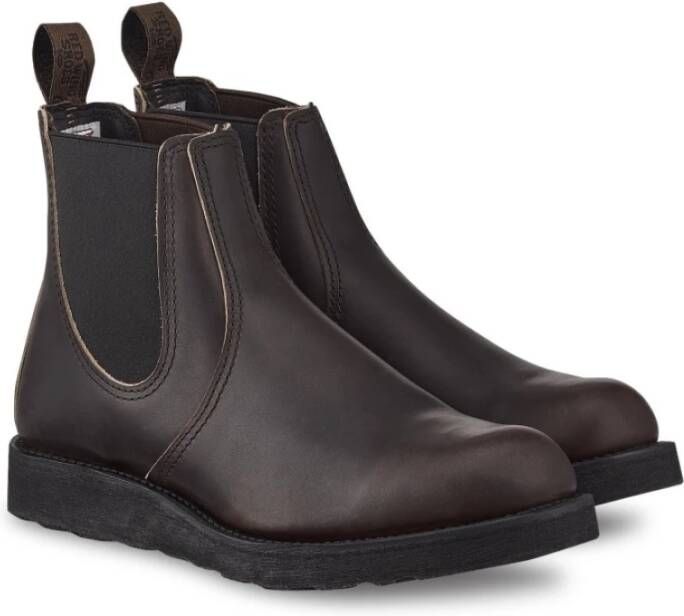 Red Wing Shoes Klassieke Chelsea Laars Black Heren