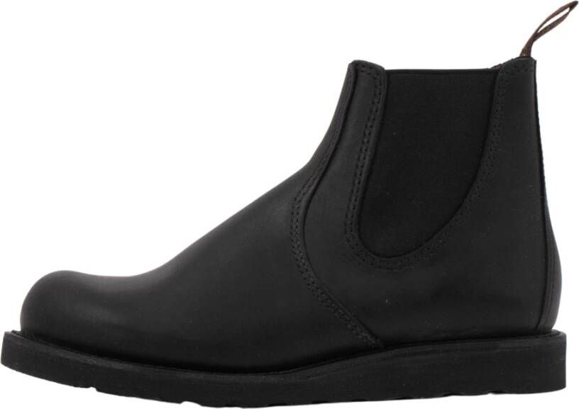 Red Wing Shoes Klassieke Chelsea Zwarte Laarzen