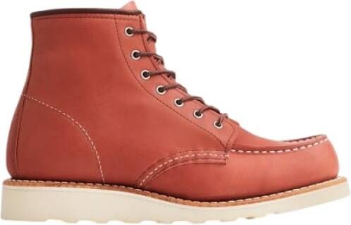 Red Wing Shoes Klassieke Moc Auburn Leren Laarzen