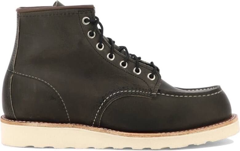 Red Wing Shoes Klassieke Moc Enkellaarzen Grijs