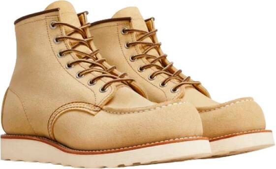 Red Wing Shoes Klassieke Moc Hawthorne Abilene Beige Dames