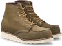 Red Wing Shoes Klassieke Moc Olijf Leren Laars Green Dames - Thumbnail 2