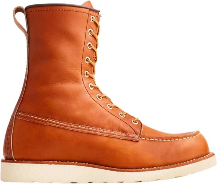 Red Wing Shoes Klassieke Moc Teenlaars Brown Heren