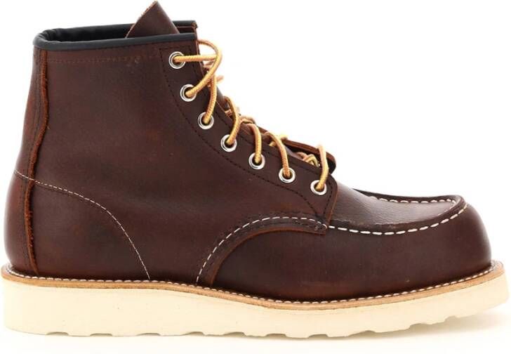 Red Wing Shoes Klassieke MOC Toe Briar Oil Slick Boots Bruin Heren