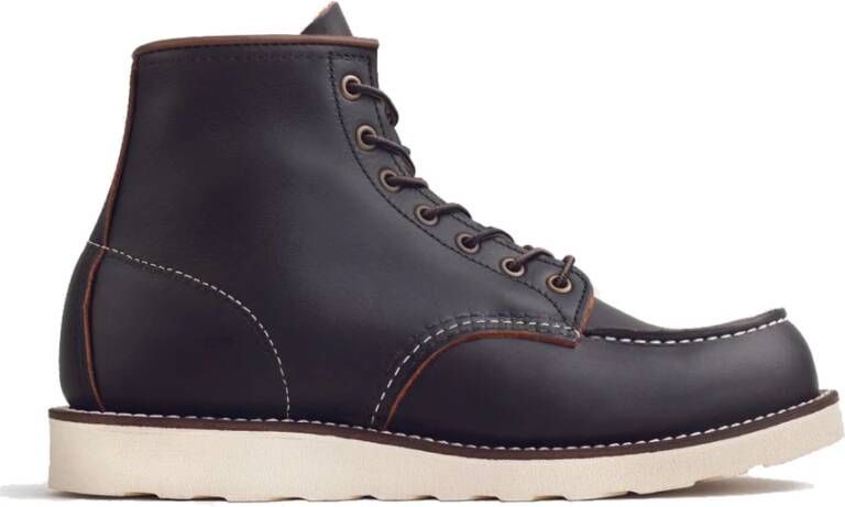 Red Wing Shoes Bruin leren veterschoenen met platte zool Brown Heren