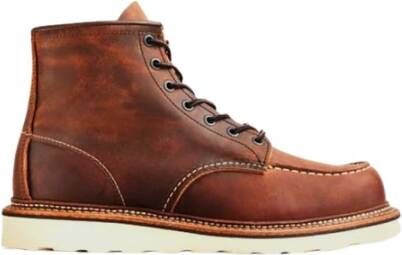 Red Wing Shoes 3428 Moc Toe Copper Rough and Tough Bruin Brown