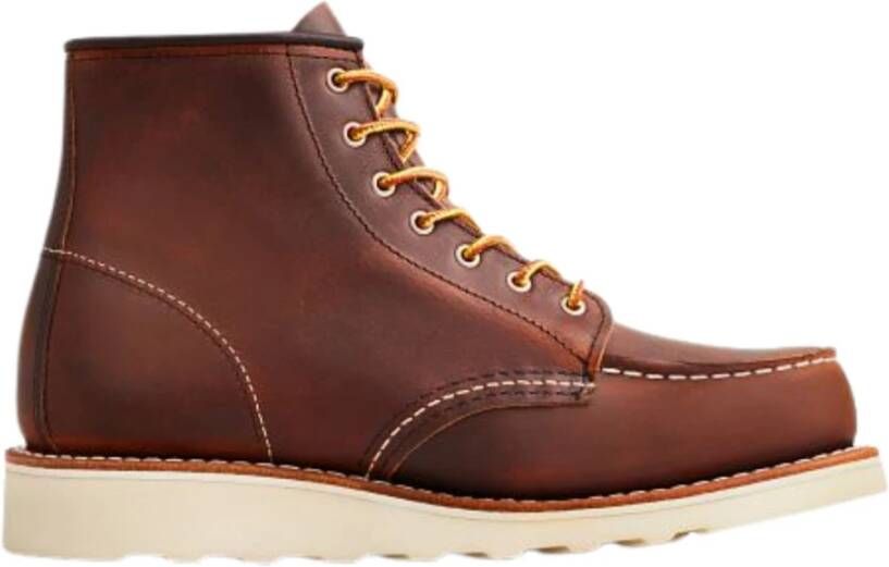 Red Wing Shoes 3428 Moc Toe Copper Rough and Tough Bruin Brown Dames