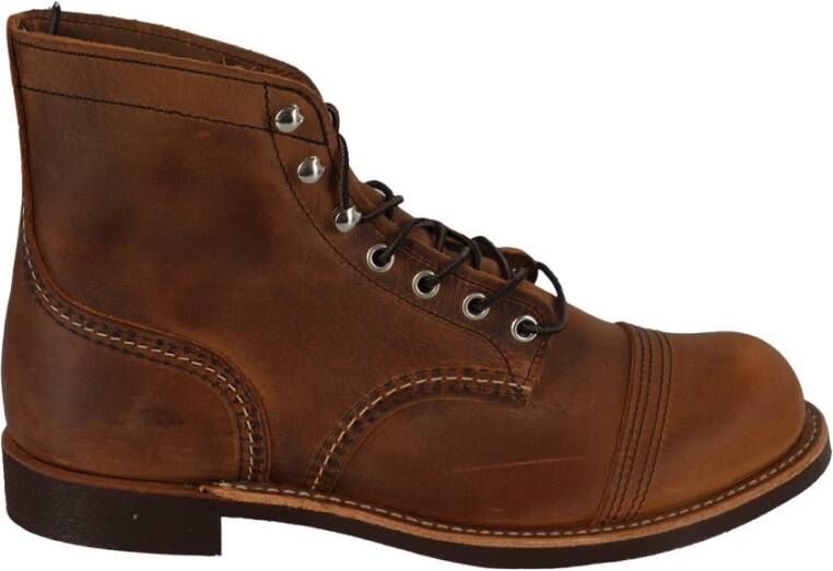 Red wing Iron Ranger Copper Rough & Tough Boots Shoes Bruin Heren - Foto 5