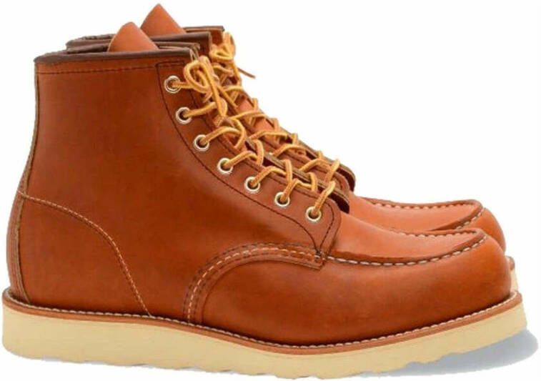 Red Wing Shoes Klassieke Moc 6 inch Waterdichte Leren Schoenen Brown Heren