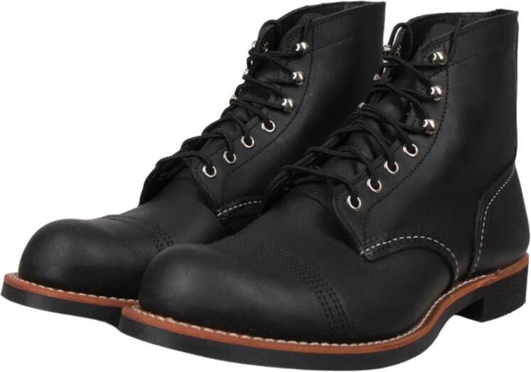 Red wing Iron Ranger Black Harness Boots Shoes Zwart Heren