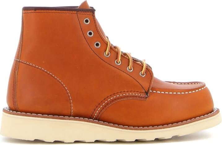 Red Wing Shoes MOC Leren Laars met Traction Tred Zool Yellow Dames