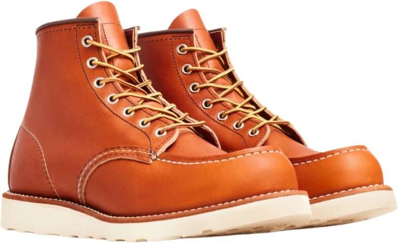 Red Wing Shoes Klassieke Moc 6 inch Waterdichte Leren Schoenen Brown Heren