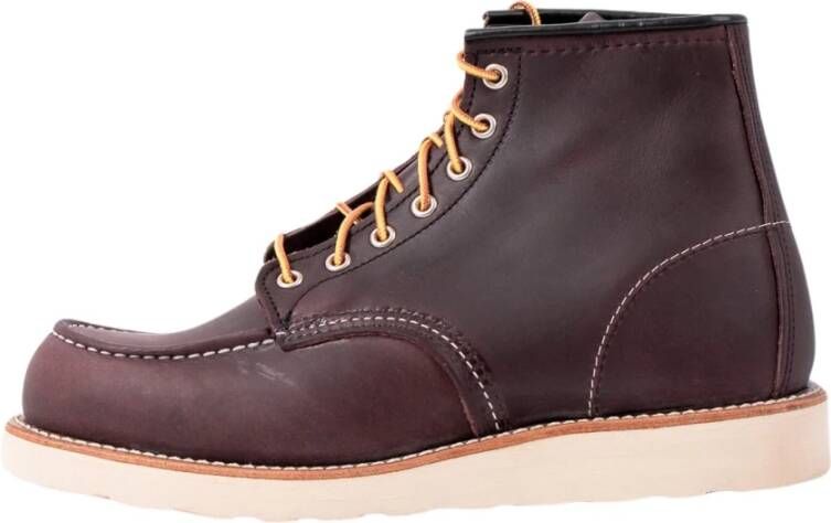 Red Wing Shoes Moc Toe Black Cherry Schoenen Brown Heren