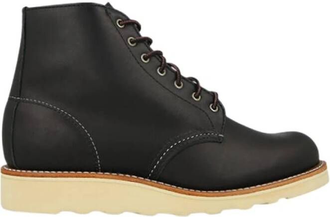 Red Wing Shoes Platformlaarzen Zwart Dames