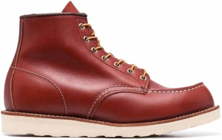 Red Wing Shoes Klassieke Moc 6 inch Waterdichte Leren Schoenen Brown Heren