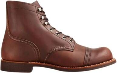 Red Wing Shoes Iron Ranger Laars Amber Harness Brown Heren