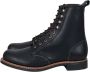 Red Wing Shoes Vetersluiting Silvershmith Laarzen Black Dames - Thumbnail 2